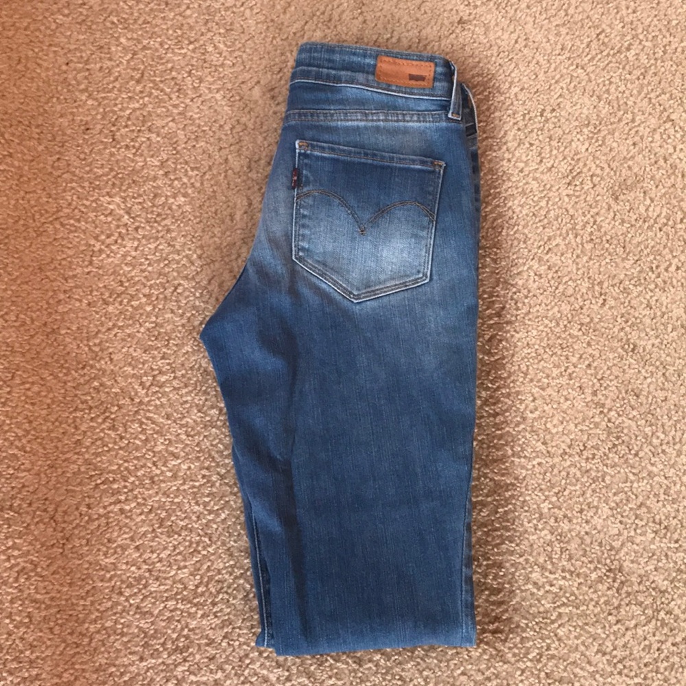 Levi Bold Curve Mid Rise Skinny Jeans